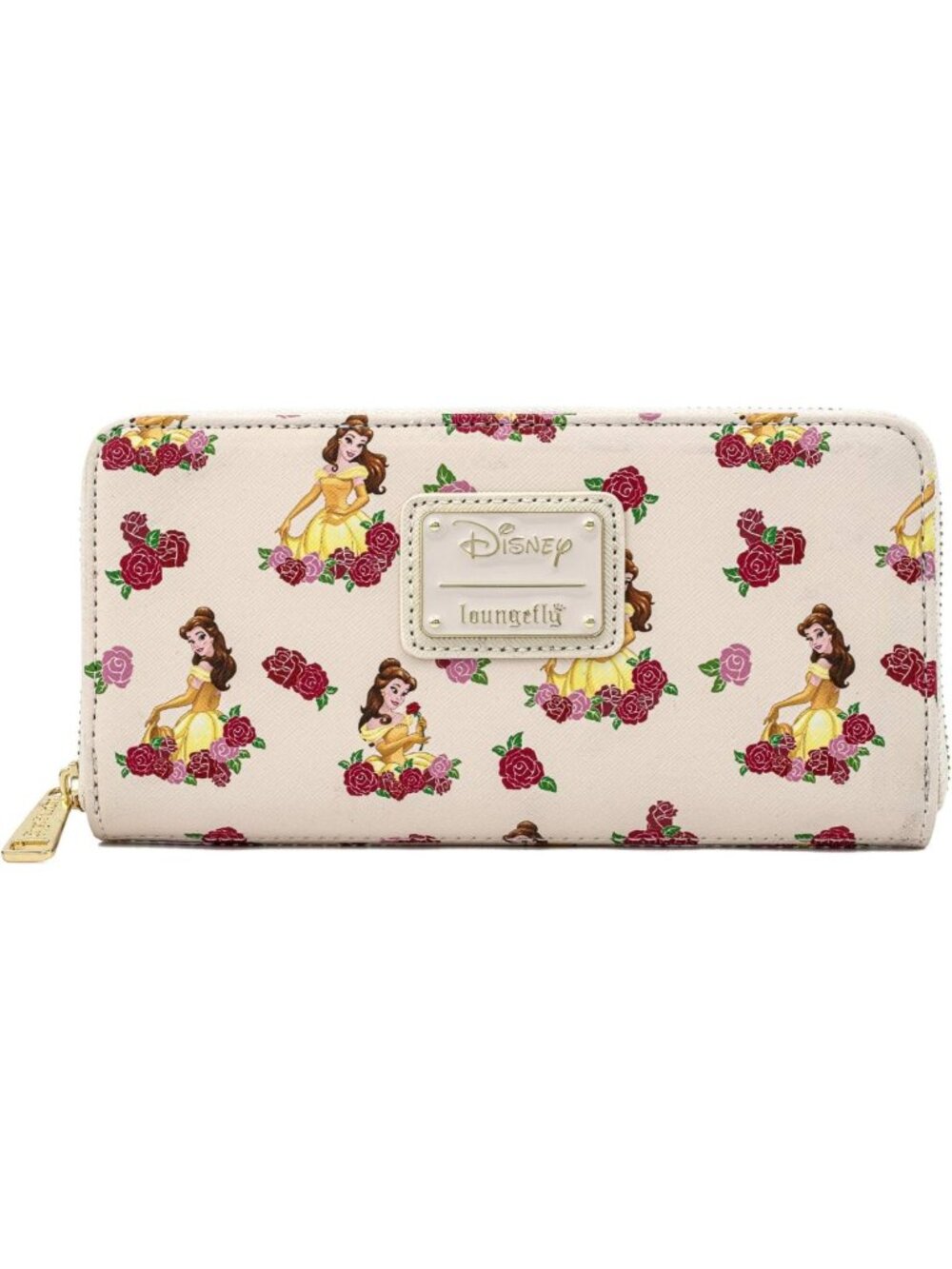 Beauty and the Beast Belle AOP Rose Faux Leather Wallet - Cute & Stylish